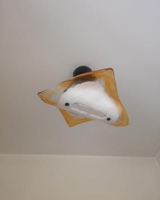 lampadario per ingresso a sospensione in vetro