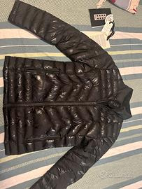 Piumino Moncler grenoble nero lucido-taglia[M]