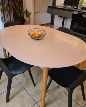 Tavolo da cucina  da 110 cm allungabile fino a 2 m