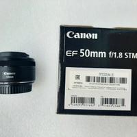 OBIETTIVO CANON 50 F/1,8 STM