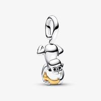 Pandora Charm Scimmietta con Zampe Mobili Argento