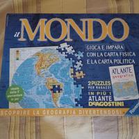 Puzzle didattico Il Mondo