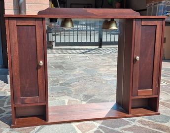 Mobile bagno con specchio e luci integrate 