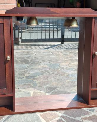 Mobile bagno con specchio e luci integrate 
