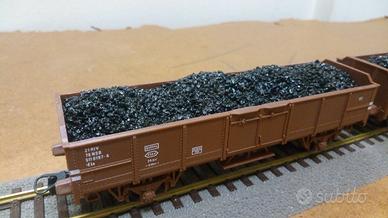 trenini  carro carbone HO