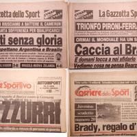 GAZZETTA DELLO SPORT 1982 ITALIA CAMPIONE DEL MOND
