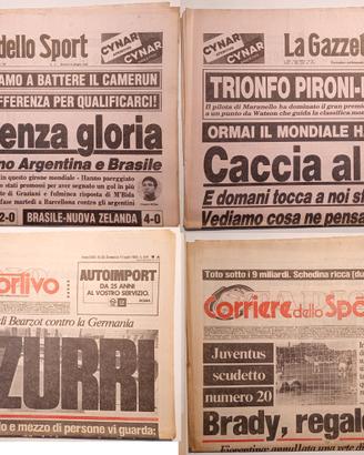 GAZZETTA DELLO SPORT 1982 ITALIA CAMPIONE DEL MOND