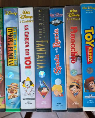 Lotto 11 VHS cartoni animati/Disney/DreamWorks/Fox