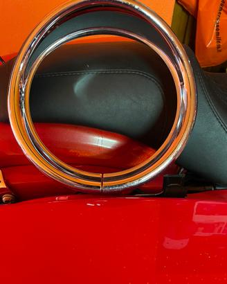 Harley Davidson contorno faro anteriore cromato