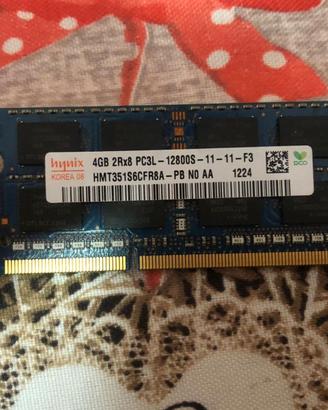 Hynix RAM 4GB 1600MHz PC3L - 12800S HMT351S6CFR8A