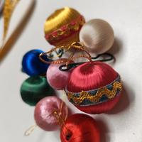 Decorazioni natalizie  in filo di seta 8