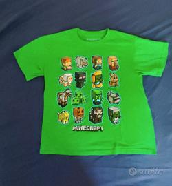Maglietta Mojang Studio Minecraft taglia M bambino