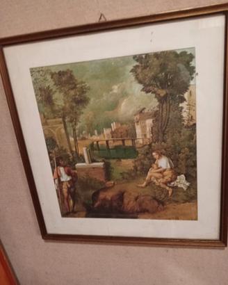 Quadro stampa medievale