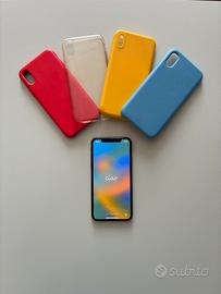 iPhone X 64GB - Batt 100% - FaceID OK + Cover
