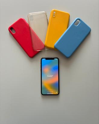 iPhone X 64GB - Batt 100% - FaceID OK + Cover