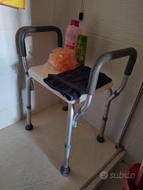 Sgabello doccia + accessori