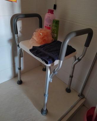 Sgabello doccia + accessori