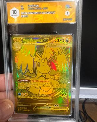 Pokemon mega Dragonite EX 295/217 graad 10