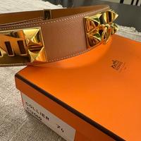 Cintura Hermes Collier Cuio