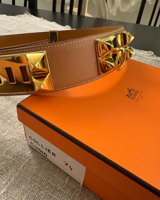 Cintura Hermes Collier Cuio