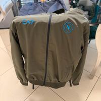 Tuta Acetata Calcio Napoli EA7 verde e blu tg. S