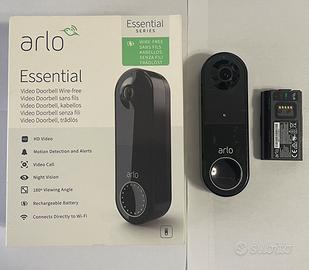 Arlo Videocitofono Essential Video Doorbell