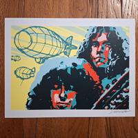 Tanino Liberatore Led Zeppelin stampa firmata