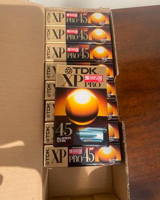 Lotto videocassette TDK XP Pro 45 – Super VHS