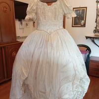 Abito da sposa, taglia M, colore champagne