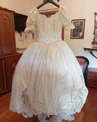 Abito da sposa, taglia M, colore champagne