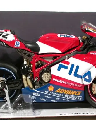 Modellino Ducati 999 James Toseland #52 Fila