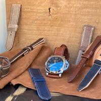 Cinturini in pellame scelto fatti a mano