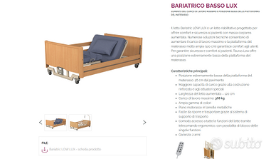 Letto ortopedico REHABED