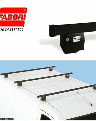 Portapacchi per Fiat Ducato 3 barre FABBRI