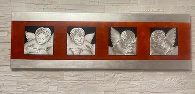 Quadro camera da letto angioletti