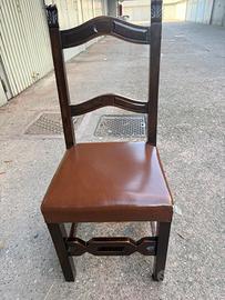 Sedie 6 pezzi in legno