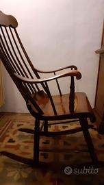 dondolo.in.legno.inizio.anni.'60