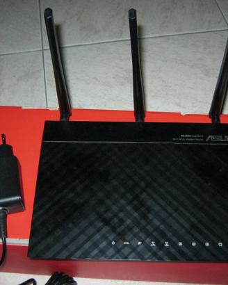 Asus dsl-n55u dual band wifi-n600 router adsl