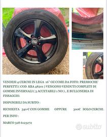 Cerchi OZ 16”