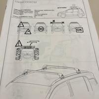 Barre portututto originali per Fiat Panda