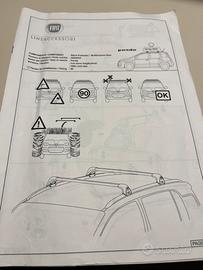 Barre portututto originali per Fiat Panda