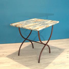 Tavolino pieghevole stile industrial