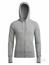 Felpa Nike AW77 Grigia Zip Taglia XS