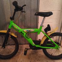 Bicicletta tartarughe ninja 3/6 anni