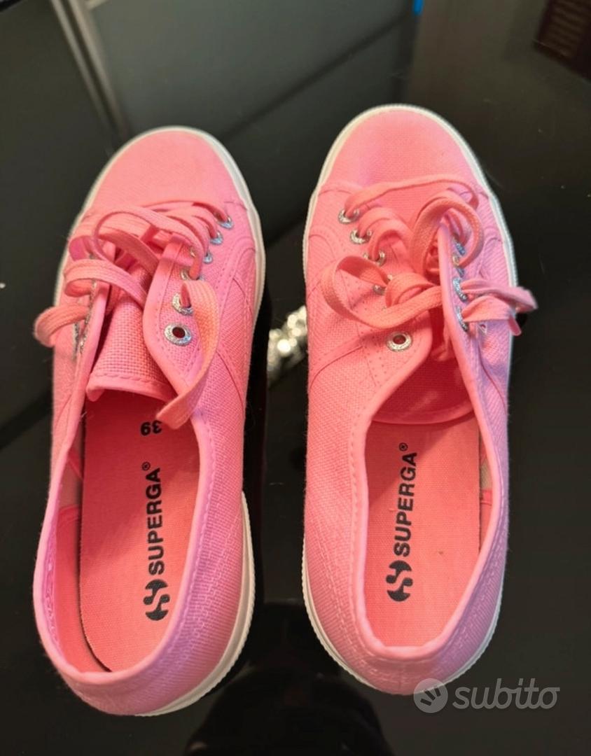 Superga 2024 velluto rosa