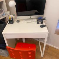 Scrivania ikea MICKE Scrivania, bianco, 73x50 cm