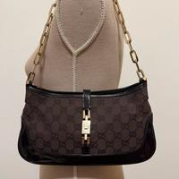 Gucci Monogram Jackie Chain Pochette |