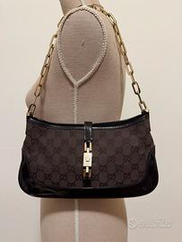 Gucci Monogram Jackie Chain Pochette |