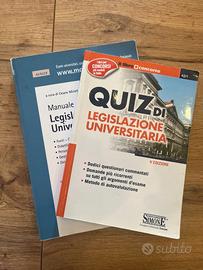 Libri Legislazione Universitaria – Manuale + Quiz 