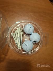 Palline da golf e tee